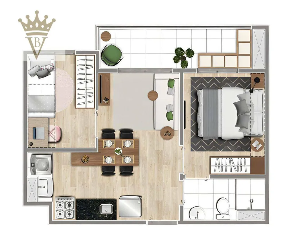 Apartamento, 2 quartos, 40 m² - Foto 12