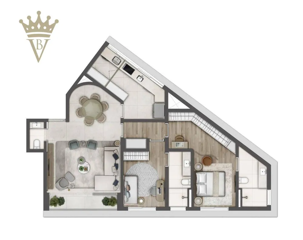 Apartamento, 2 quartos, 107 m² - Foto 6