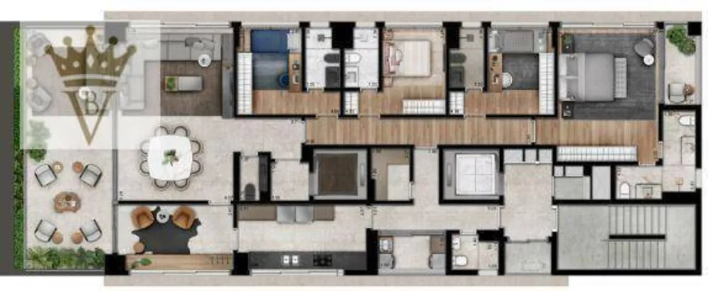 Apartamento, 4 quartos, 252 m² - Foto 5