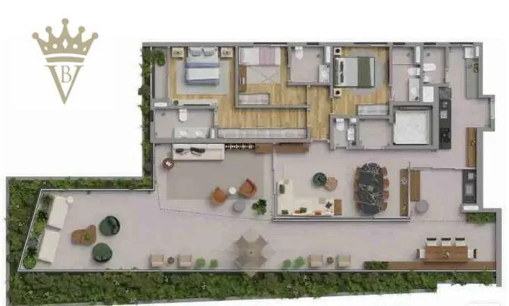 Apartamento, 3 quartos, 271 m² - Foto 5
