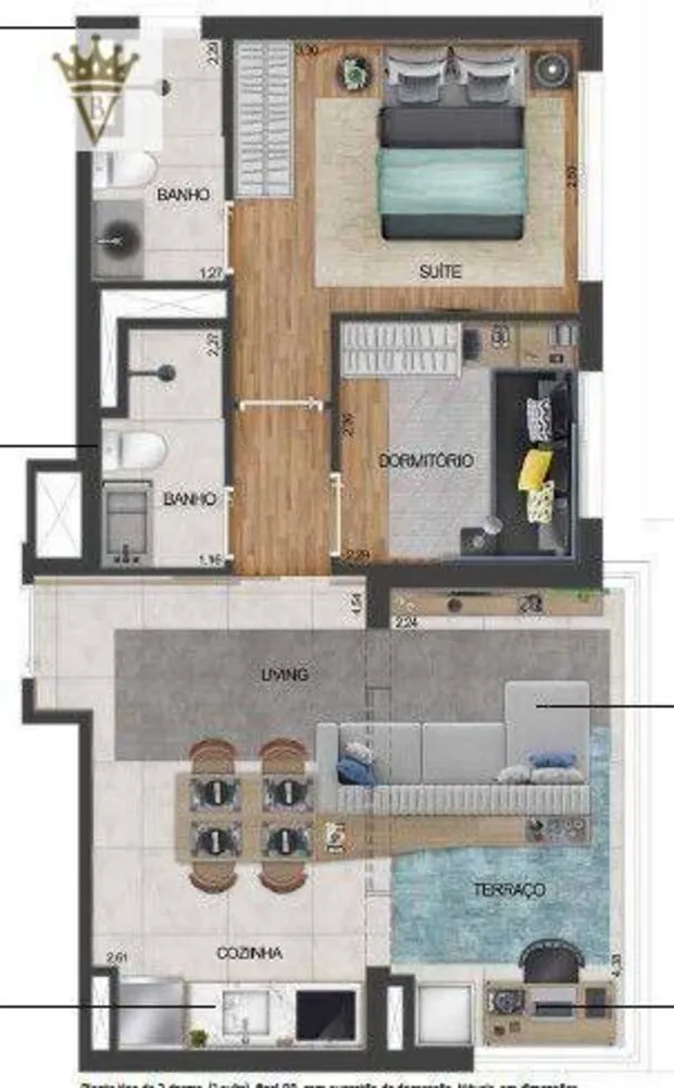 Apartamento, 2 quartos, 51 m² - Foto 12
