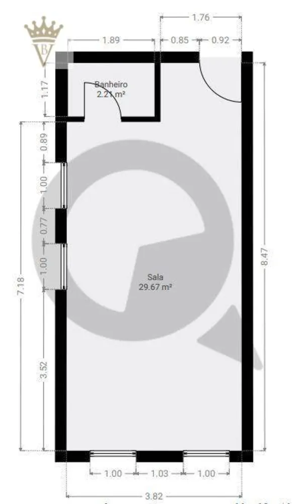 Sala-Conjunto, 74 m² - Foto 1