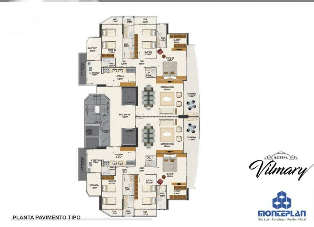Apartamento, 3 quartos, 142 m² - Foto 7