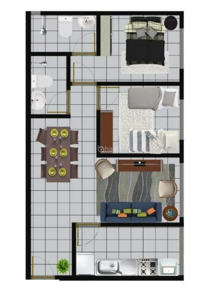 Apartamento, 2 quartos, 59 m² - Foto 4