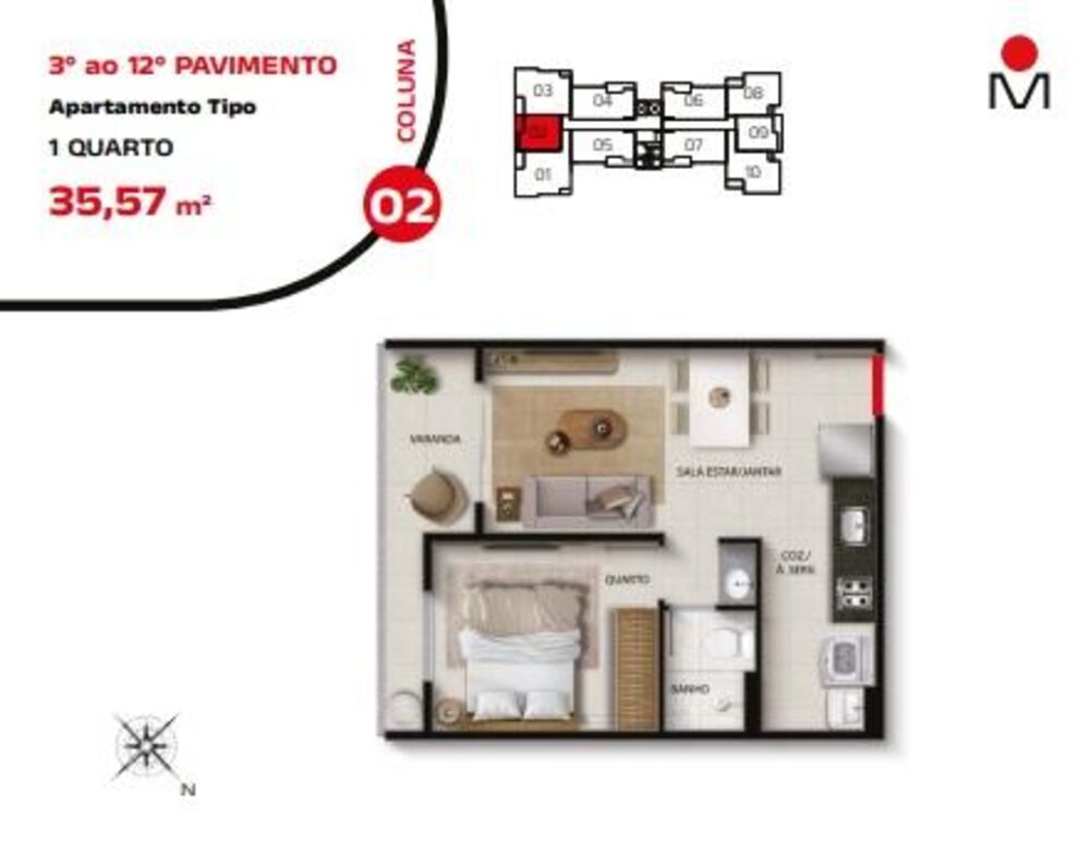 Apartamento, 2 quartos - Foto 23