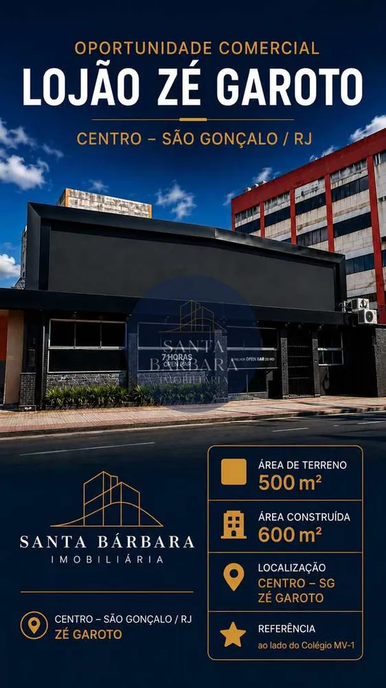 Loja-Salão, 500 m² - Foto 1