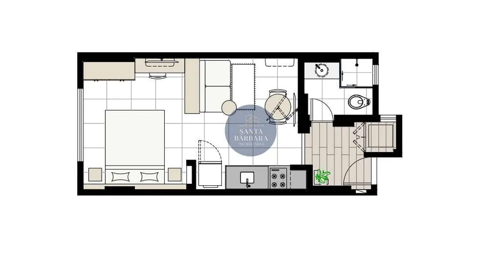 Apartamento, 1 quarto, 31 m² - Foto 17