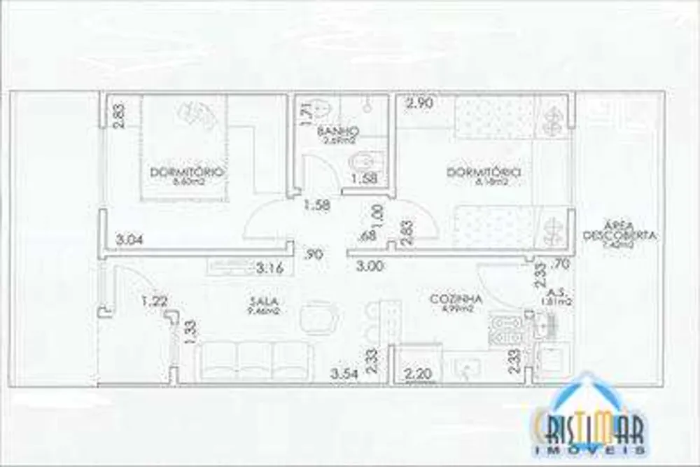 Casa de Condomínio, 2 quartos - Foto 4