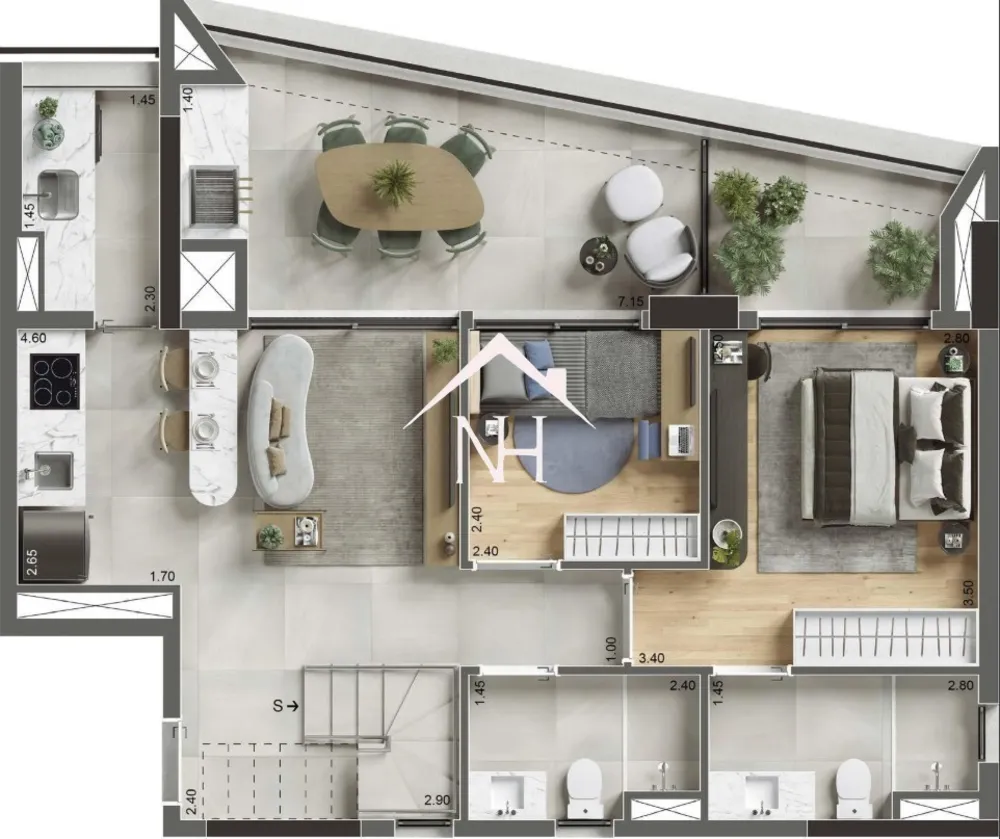 Apartamento, 2 quartos, 146 m² - Foto 11