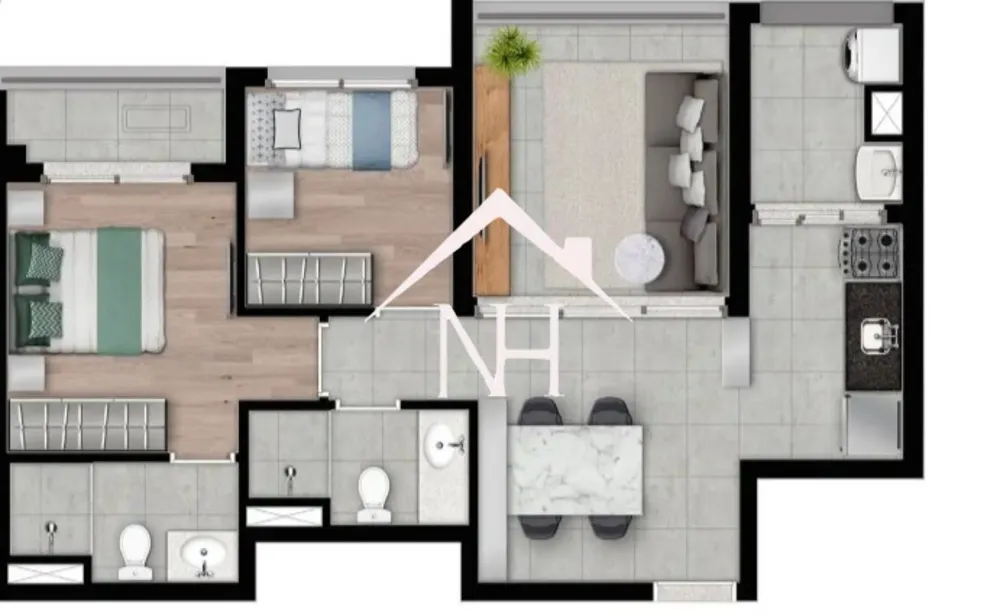 Apartamento, 2 quartos, 58 m² - Foto 8