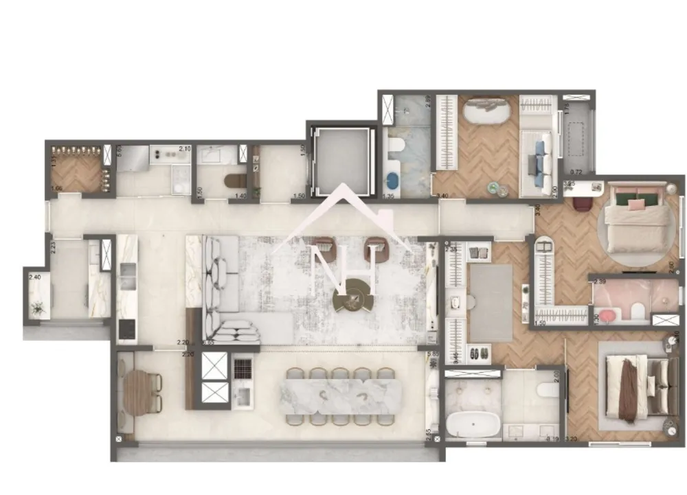 Apartamento, 3 quartos, 149 m² - Foto 16