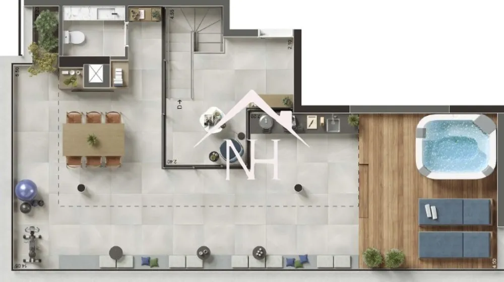 Apartamento, 2 quartos, 175 m² - Foto 6