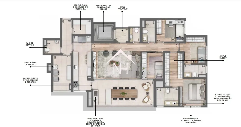 Apartamento, 4 quartos, 161 m² - Foto 8