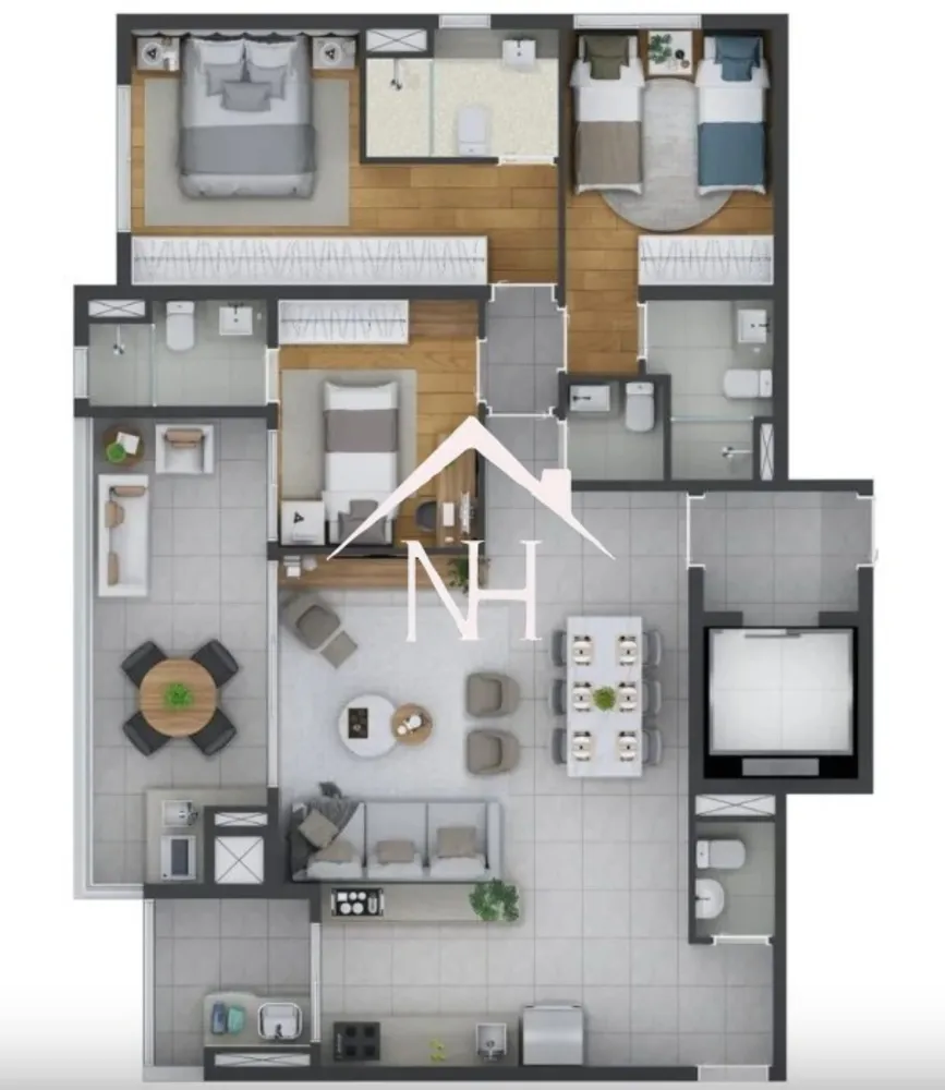 Apartamento, 3 quartos, 111 m² - Foto 7