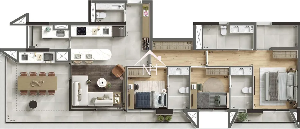 Apartamento, 2 quartos, 88 m² - Foto 12