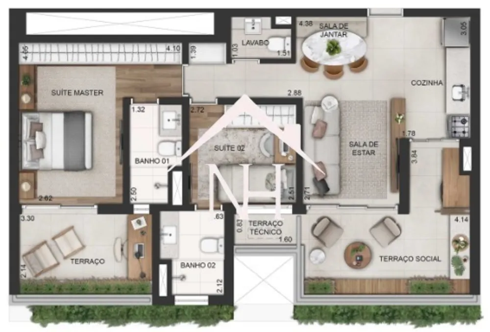 Apartamento, 2 quartos, 80 m² - Foto 11