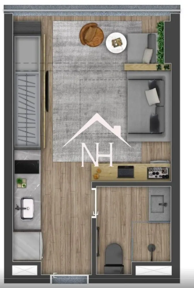 Apartamento, 1 quarto, 24 m² - Foto 12