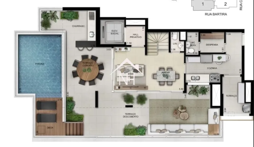 Cobertura, 4 quartos, 238 m² - Foto 4
