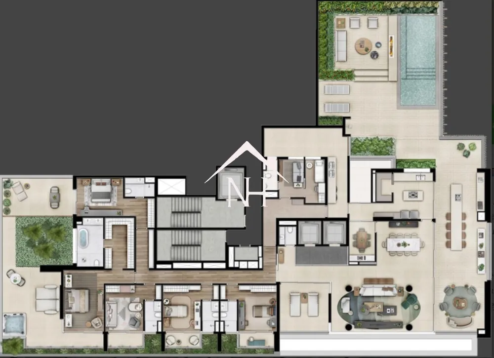 Apartamento, 5 quartos, 711 m² - Foto 4