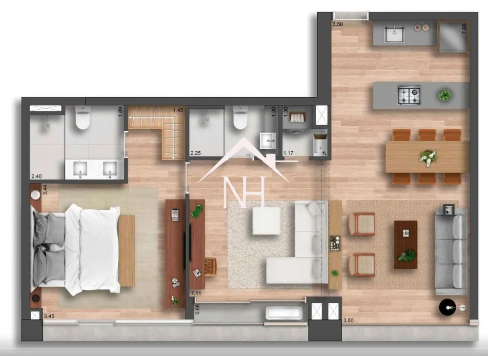 Apartamento, 2 quartos, 74 m² - Foto 7