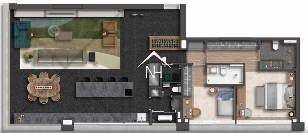 Apartamento, 2 quartos, 137 m² - Foto 5