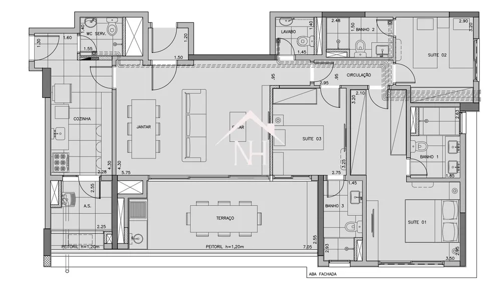 Apartamento, 3 quartos, 139 m² - Foto 12