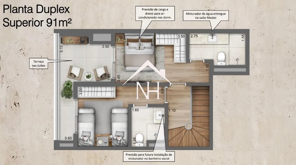 Apartamento, 2 quartos, 91 m² - Foto 5