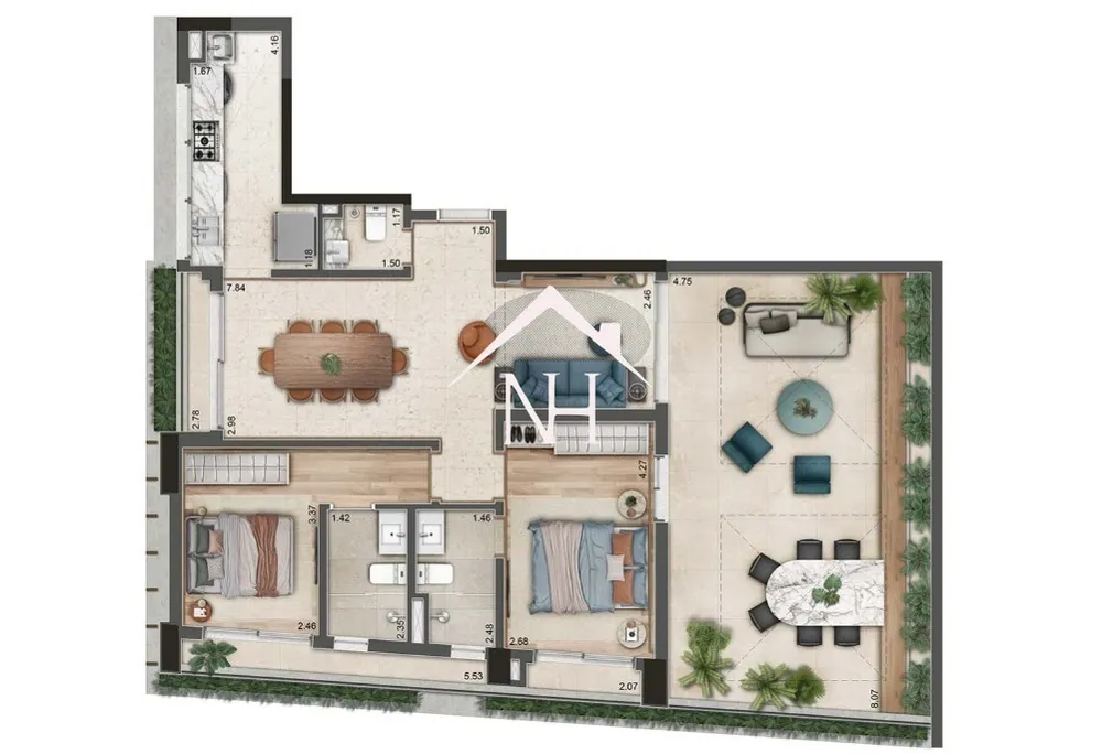 Apartamento, 2 quartos, 131 m² - Foto 10