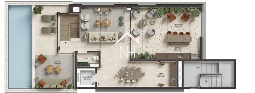 Cobertura, 4 quartos, 438 m² - Foto 7