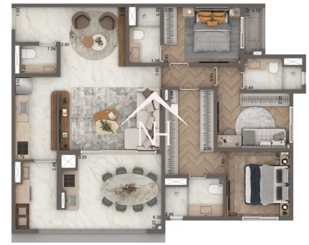 Apartamento, 4 quartos, 111 m² - Foto 10