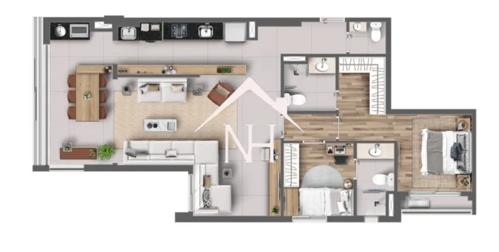 Apartamento, 2 quartos, 88 m² - Foto 7