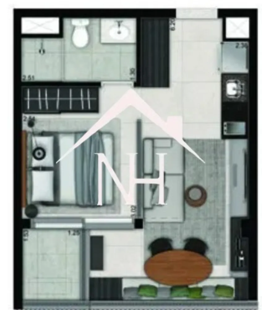 Apartamento, 1 quarto, 35 m² - Foto 5