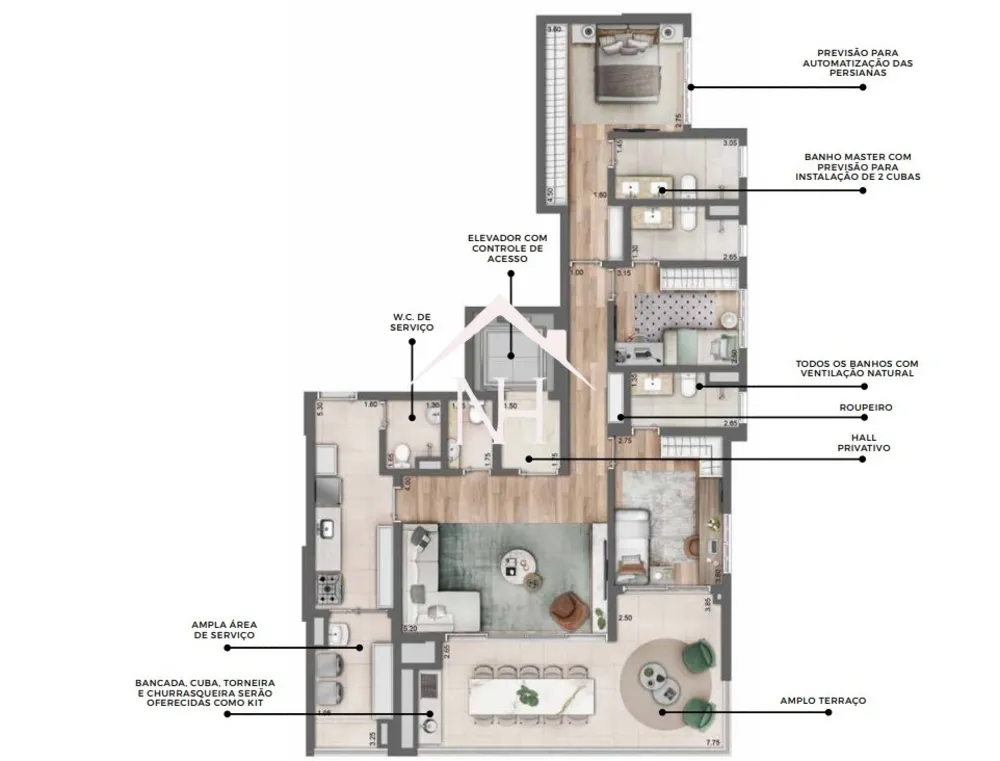 Apartamento, 3 quartos, 142 m² - Foto 8