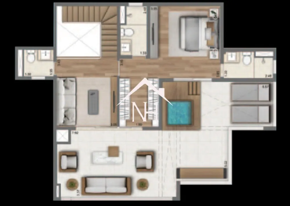 Apartamento, 3 quartos, 201 m² - Foto 5