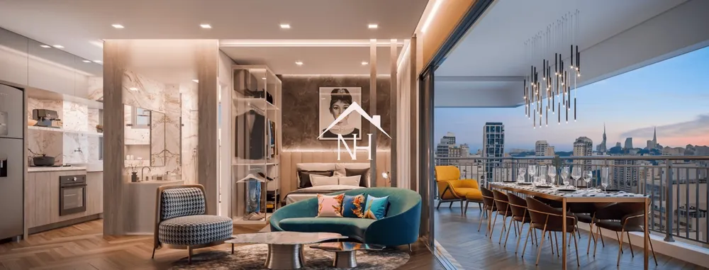 Apartamento, 1 quarto, 58 m² - Foto 1