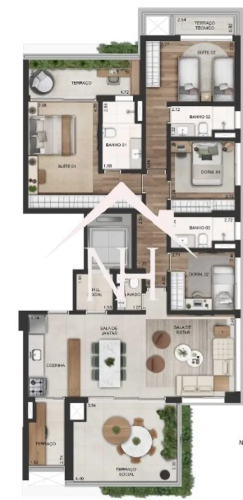 Apartamento, 4 quartos, 149 m² - Foto 16