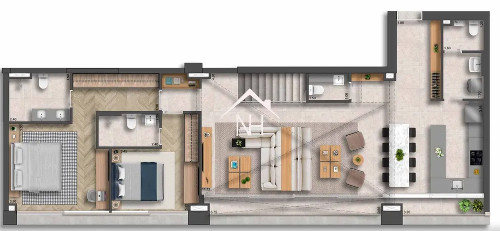 Apartamento, 3 quartos, 209 m² - Foto 6