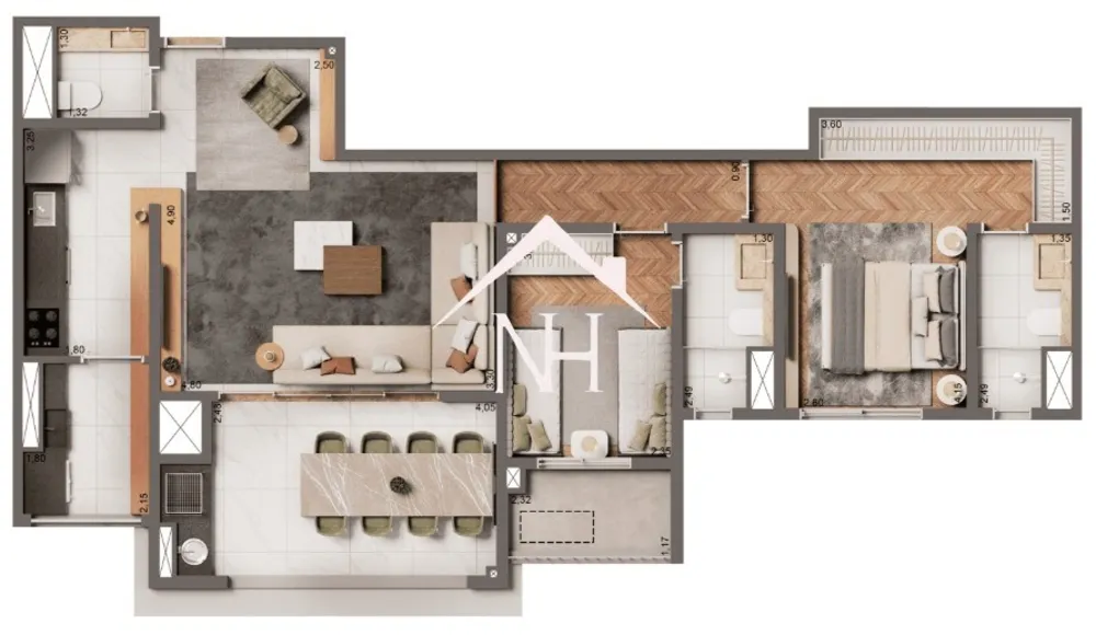 Apartamento, 2 quartos, 87 m² - Foto 12