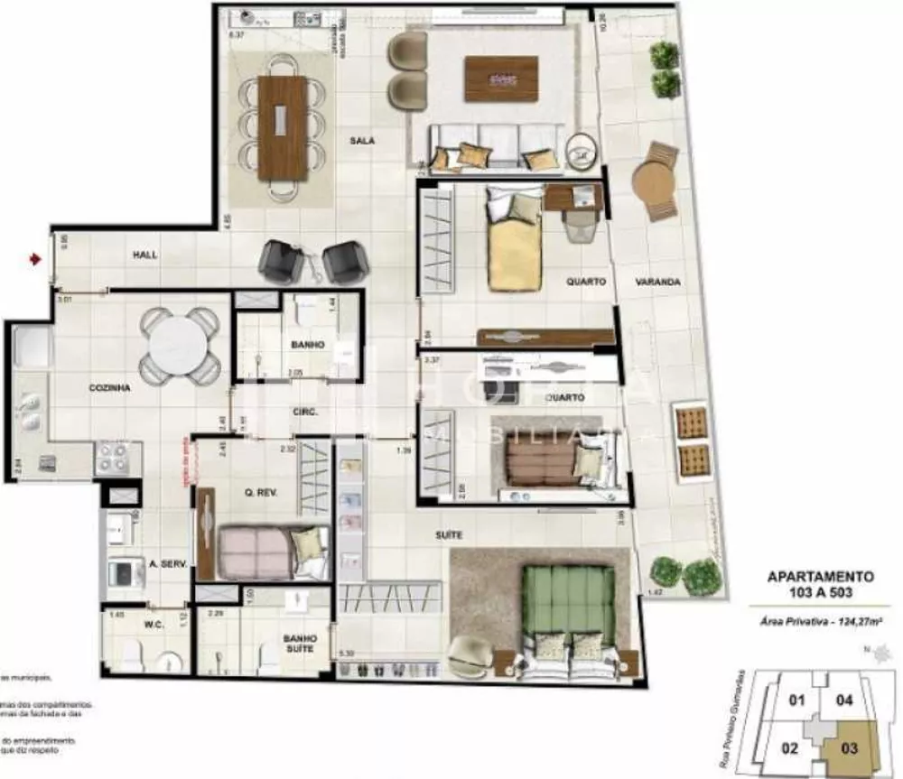 Apartamento, 4 quartos, 124 m² - Foto 11