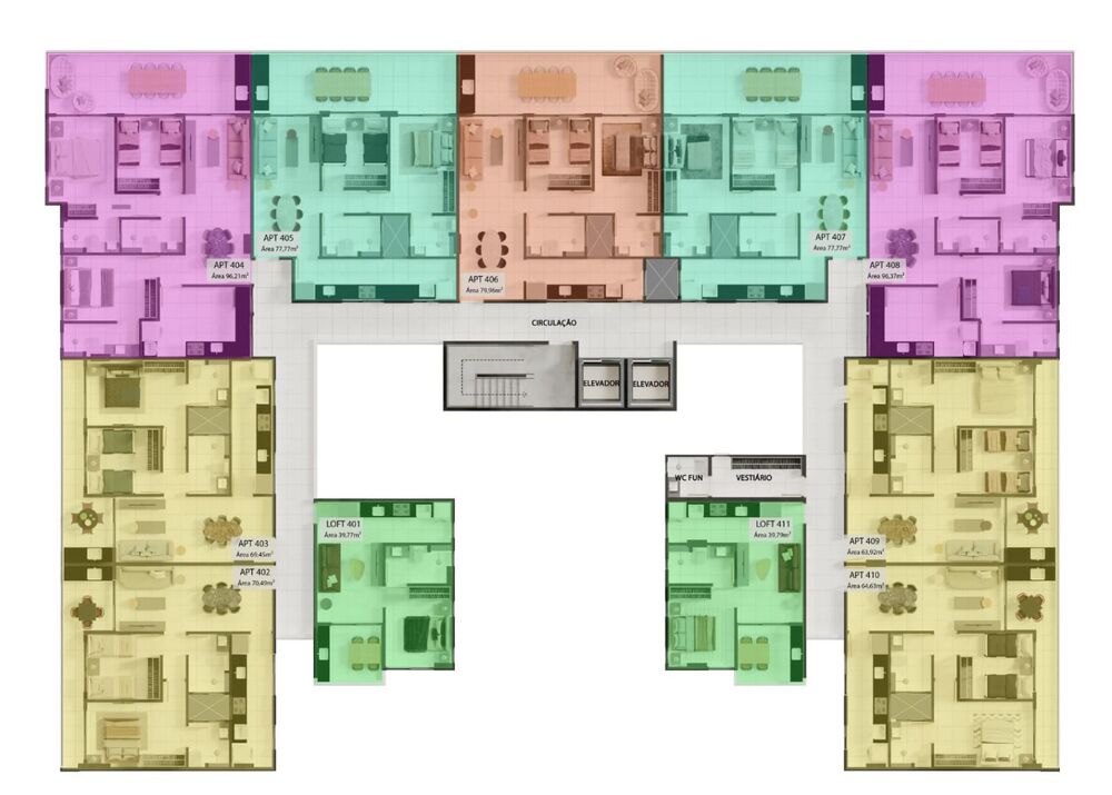 Apartamento, 2 quartos, 64 m² - Foto 18