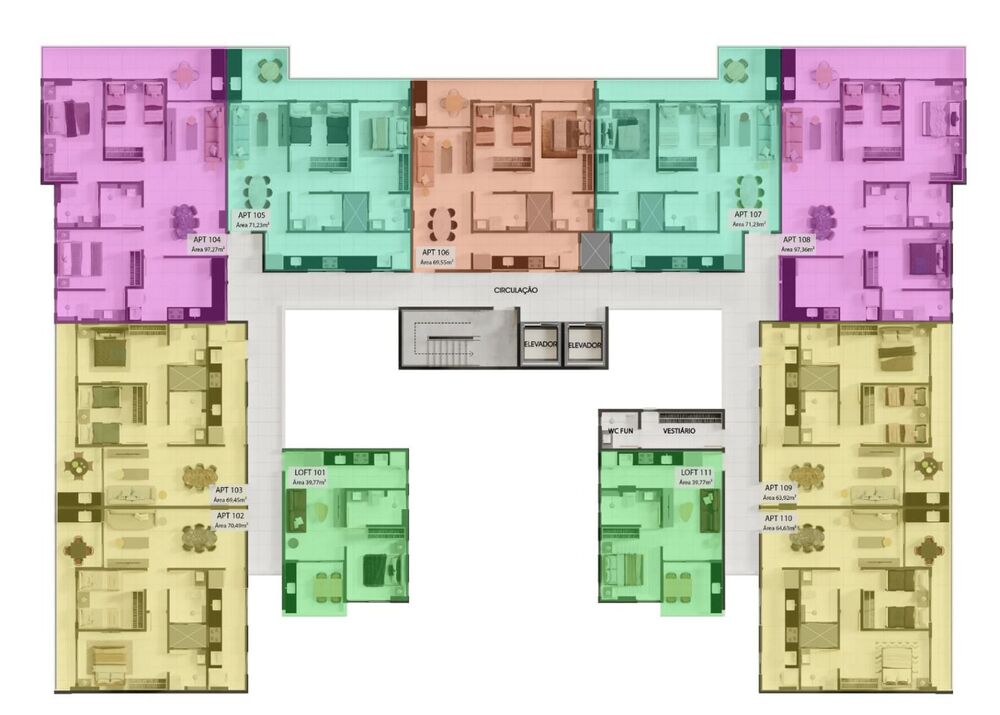 Apartamento, 2 quartos, 64 m² - Foto 15