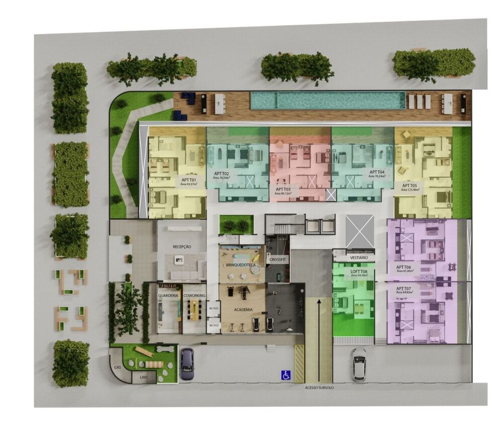 Apartamento, 2 quartos, 64 m² - Foto 3