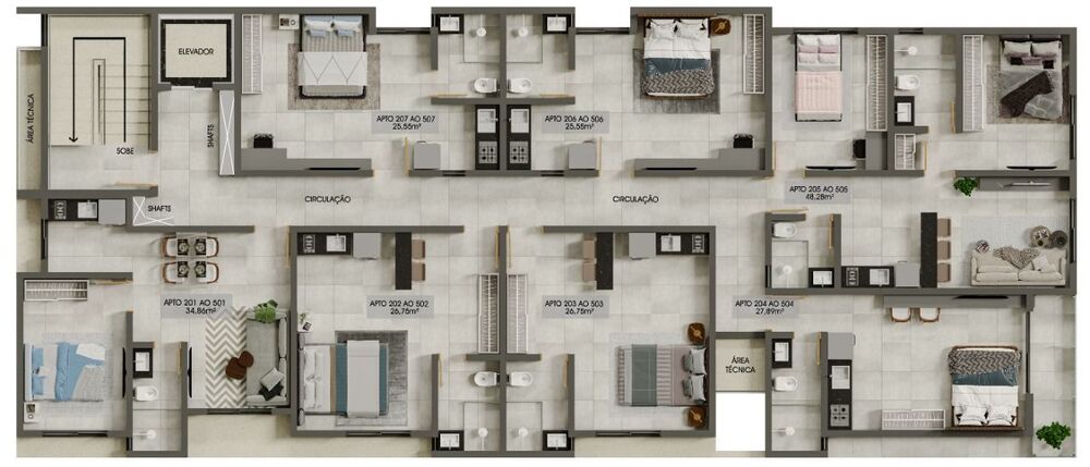 Kitnet-Studio, 27 m² - Foto 9