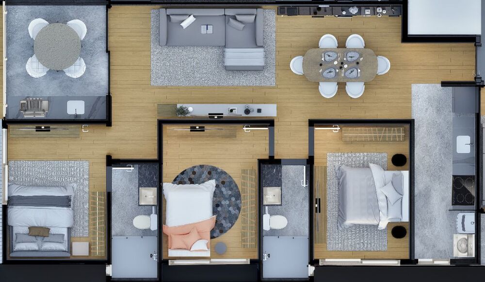 Apartamento, 3 quartos, 85 m² - Foto 3