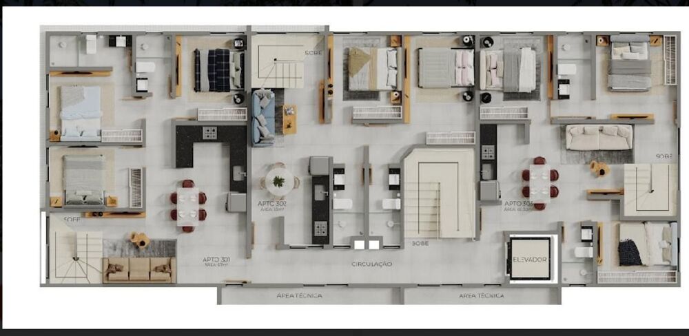 Apartamento à venda com 2 quartos, 53m² - Foto 4