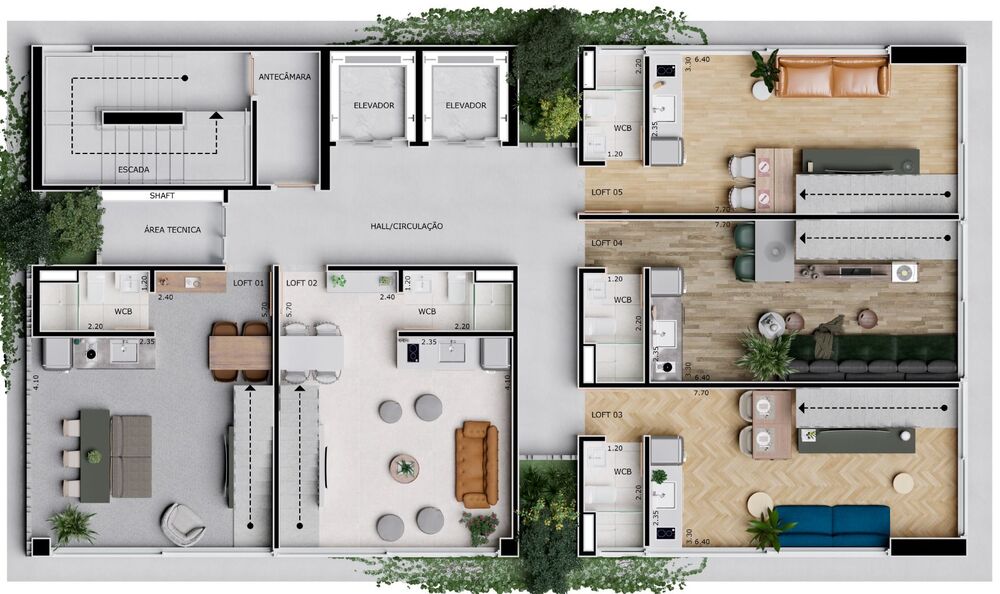 Kitnet-Studio, 53 m² - Foto 9