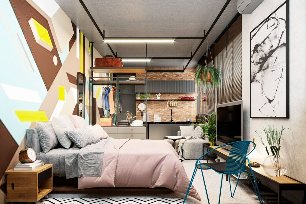 Kitnet-Studio, 53 m² - Foto 1