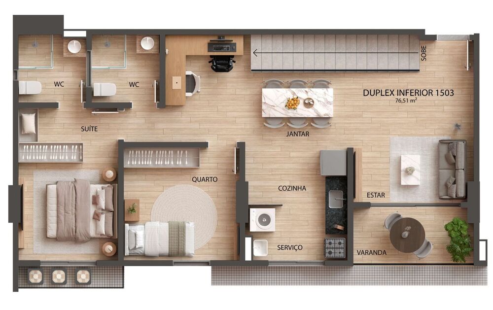 Apartamento, 3 quartos, 89 m² - Foto 7