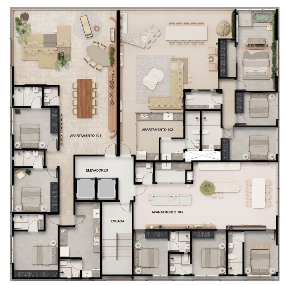 Apartamento, 3 quartos, 113 m² - Foto 2