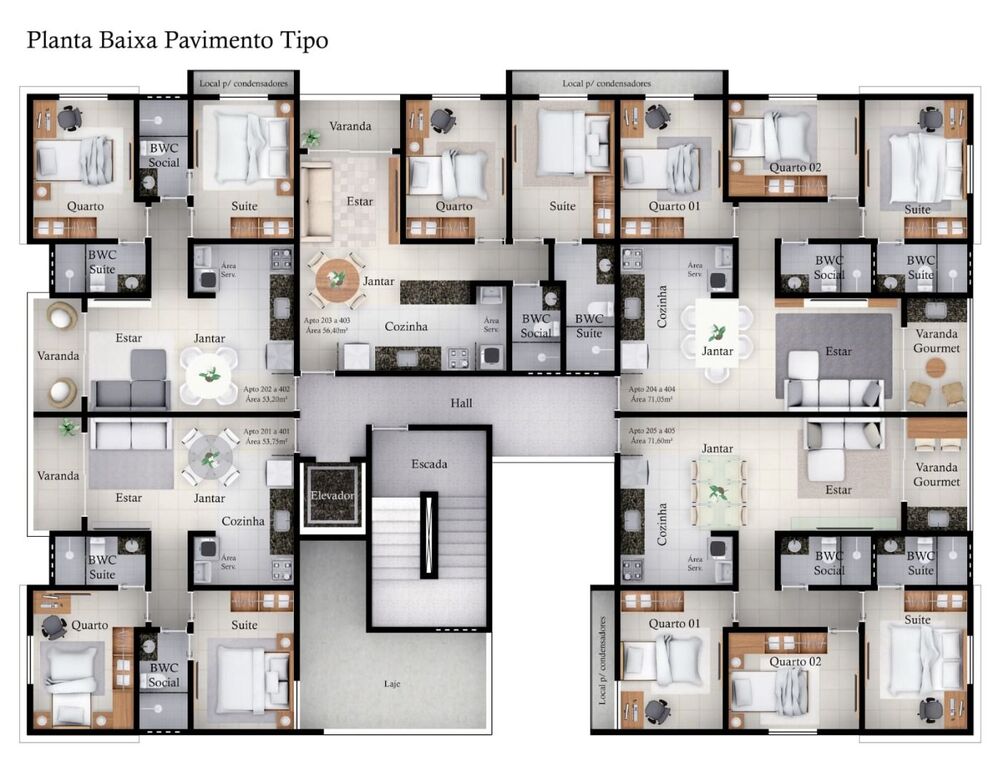 Apartamento à venda com 3 quartos, 71m² - Foto 16